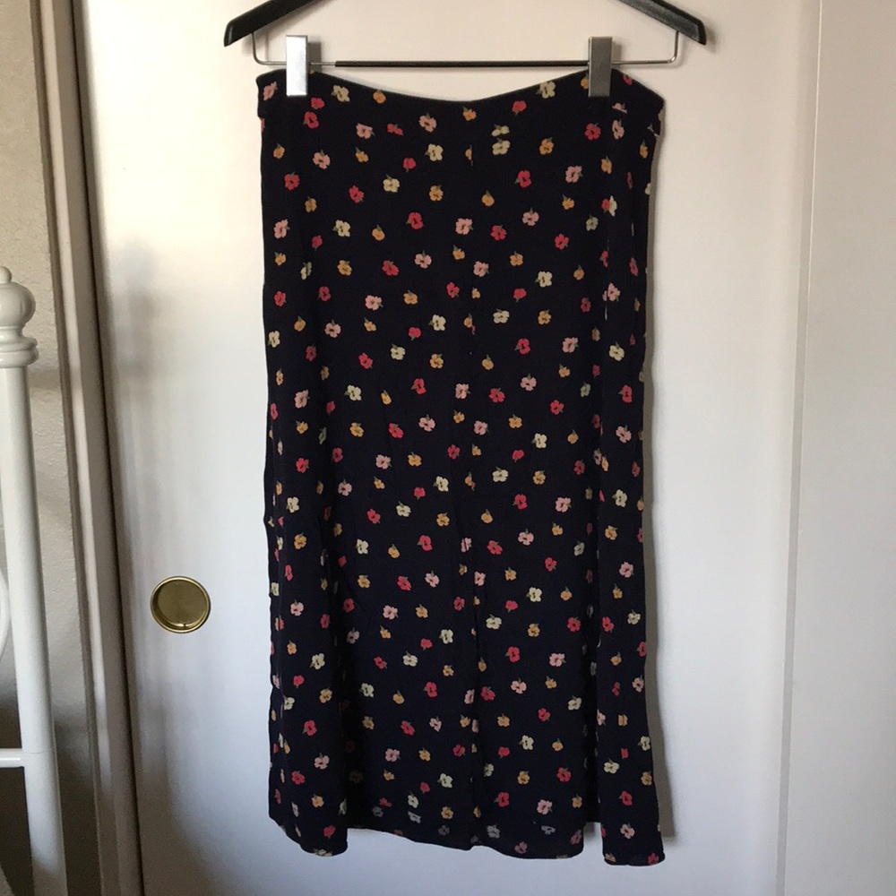 Madewell Midi Floral Skirt